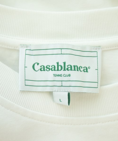 CASABLANCA（カサブランカ）Tシャツ・カットソー 白 サイズ:L メンズ/2200677154107