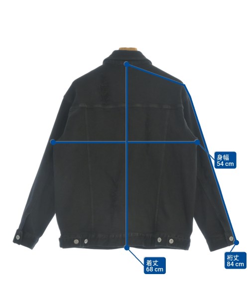 WHITELAND（ホワイトランド）デニムジャケット 黒 サイズ:F メンズ/2200670708031