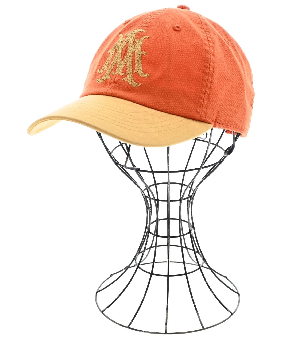 未使用マージナルマン MARGINAL MAN M LOGOキャップ イエロー