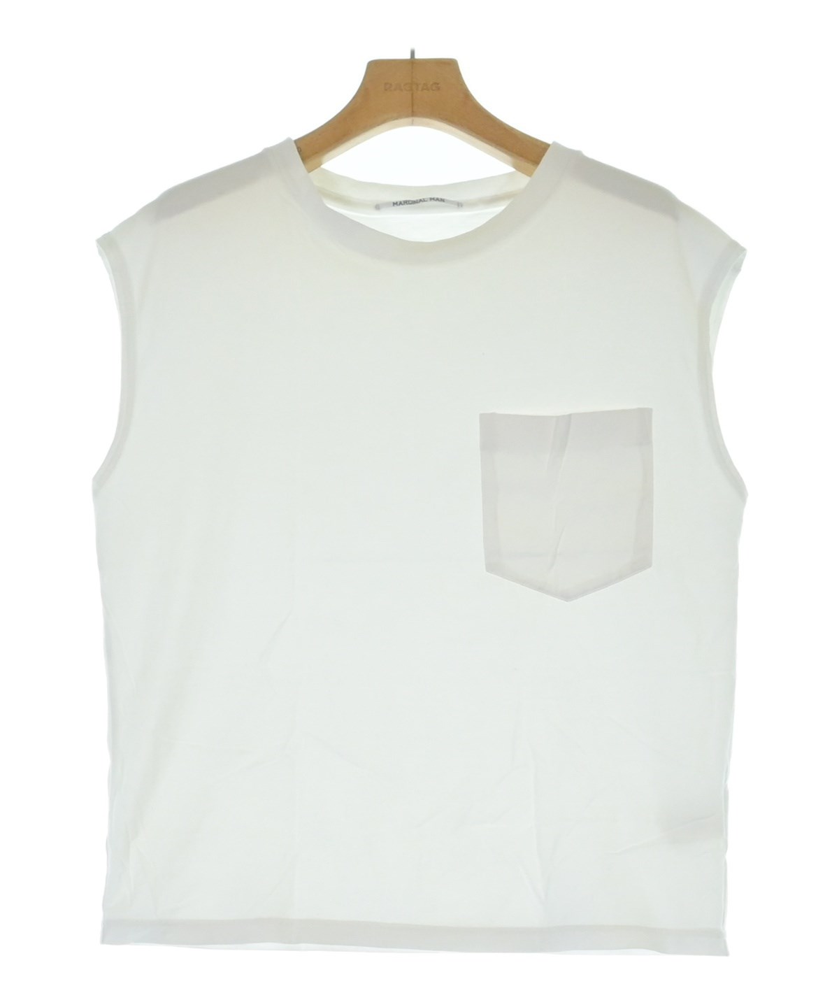 MARGINAL MAN（マージナルマン）Tシャツ・カットソー 白 サイズ:S