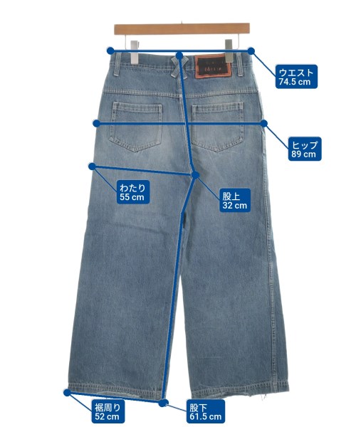 WALES BONNER（ウェールズボナー）デニムパンツ 青 サイズ:-(M位) メンズ/2200638566086