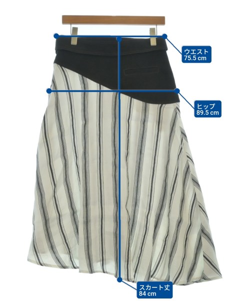 WALES BONNER（ウェールズボナー）ロング・マキシ丈スカート 白 サイズ:S レディース/2200644602358