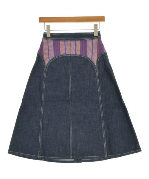 WALES BONNER（ウェールズボナー）ロング・マキシ丈スカート 紺 サイズ:38(XS位) レディース/2200644743198