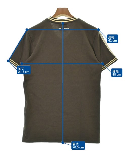 WALES BONNER（ウェールズボナー）Tシャツ・カットソー 茶 サイズ:XL メンズ/2200659079060