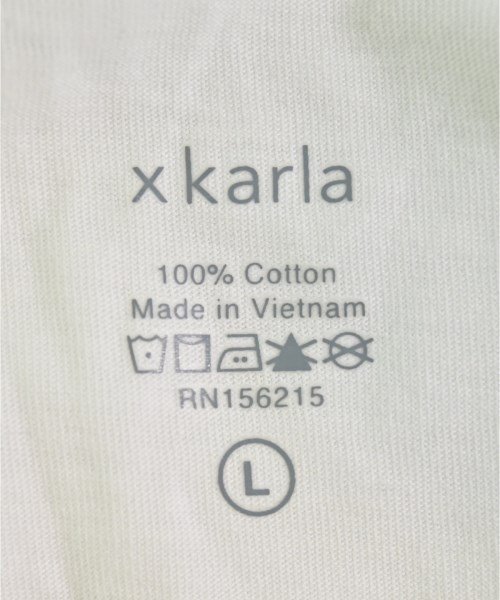 Karla（カーラ）Tシャツ・カットソー 白 サイズ:L レディース/2200702218309