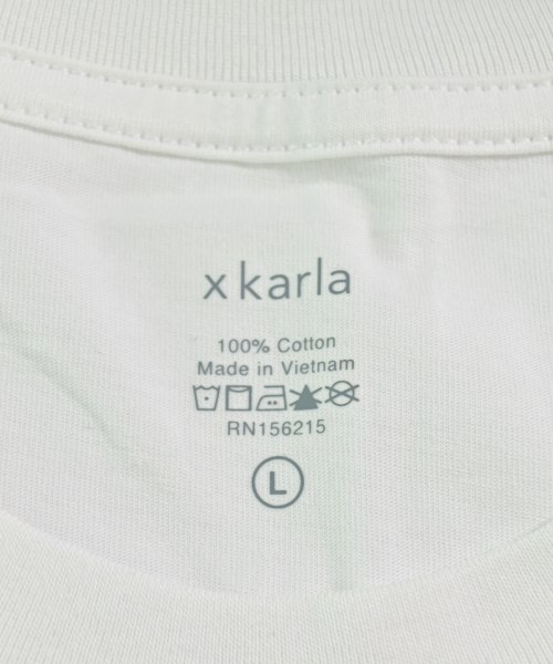 Karla（カーラ）Tシャツ・カットソー 白 サイズ:L レディース/2200702218316