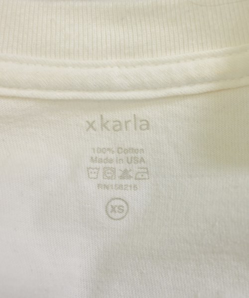 Karla（カーラ）Tシャツ・カットソー 白 サイズ:XS レディース/2200715486573