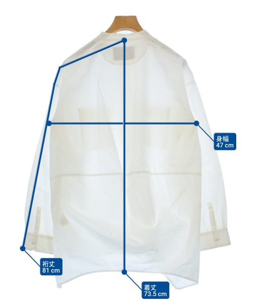 si:m（スィーム）カジュアルシャツ 白 サイズ:38(M位) レディース/2200621123036