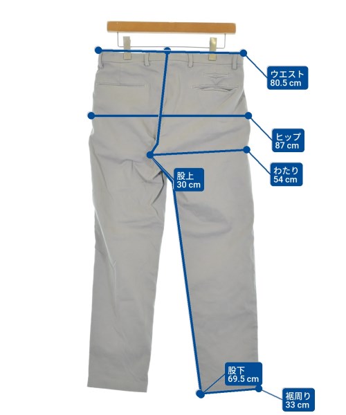 BRIGLIA 1949（ブリリア１９４９）チノパン グレー サイズ:46(M位) メンズ/2200635516022