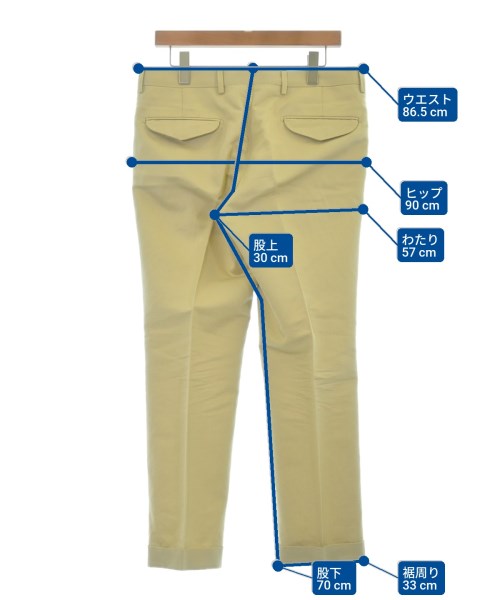 BRIGLIA 1949（ブリリア１９４９）スラックス ベージュ サイズ:48(L位) メンズ/2200621206074