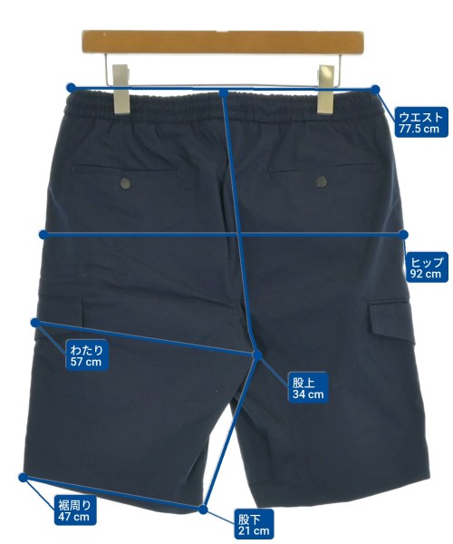 BRIGLIA 1949（ブリリア１９４９）ショートパンツ 紺 サイズ:48(L位) メンズ/2200675809030