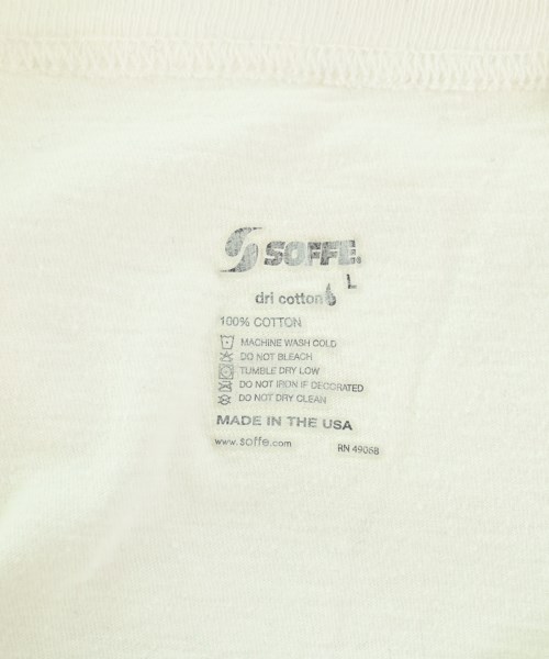 SOFFE（ソフィー）Tシャツ・カットソー 白 サイズ:L メンズ/2200660914053