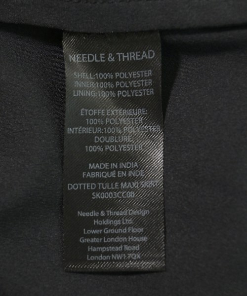 Needle & Thread（ニードル　アンド　スレッド）ロング・マキシ丈スカート 黒 サイズ:36(XS位) レディース/2200727921031