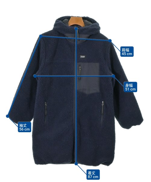 TAION（タイオン）ダウンコート 紺 サイズ:S レディース/2200635198020