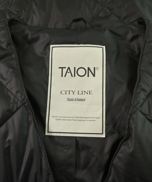 TAION（タイオン）ダウンコート 黒 サイズ:S レディース/2200633144241