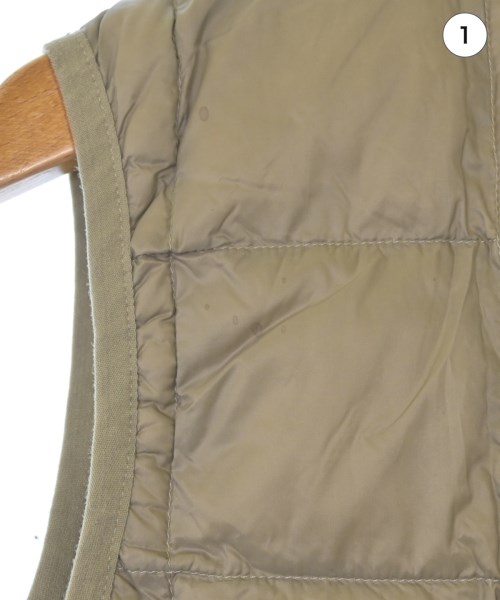 TAION（タイオン）ダウンジャケット/ダウンベスト カーキ サイズ:S レディース/2200626630034