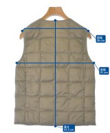 TAION（タイオン）ダウンジャケット/ダウンベスト カーキ サイズ:S レディース/2200626630034