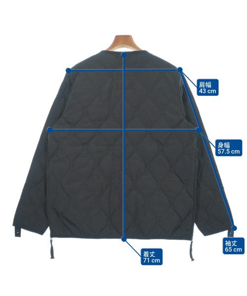 TAION（タイオン）ダウンジャケット/ダウンベスト 黒 サイズ:XL メンズ/2200640551018