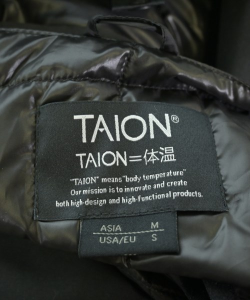 TAION（タイオン）ダウンコート 黒 サイズ:M メンズ/2200635948045