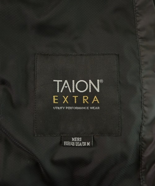 TAION（タイオン）ダウンジャケット/ダウンベスト 黒 サイズ:M メンズ/2200626742034