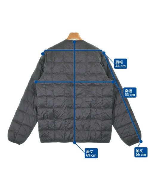 TAION（タイオン）ダウンジャケット/ダウンベスト 黒 サイズ:M メンズ/2200629049024