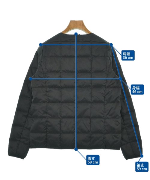 TAION（タイオン）ダウンジャケット/ダウンベスト 黒 サイズ:M レディース/2200629849037