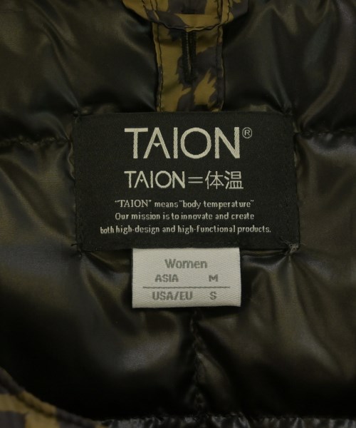 TAION（タイオン）ダウンジャケット/ダウンベスト カーキ サイズ:M レディース/2200633051037