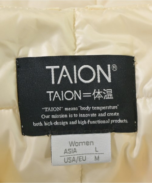 TAION（タイオン）ダウンジャケット/ダウンベスト 白 サイズ:L レディース/2200619625139