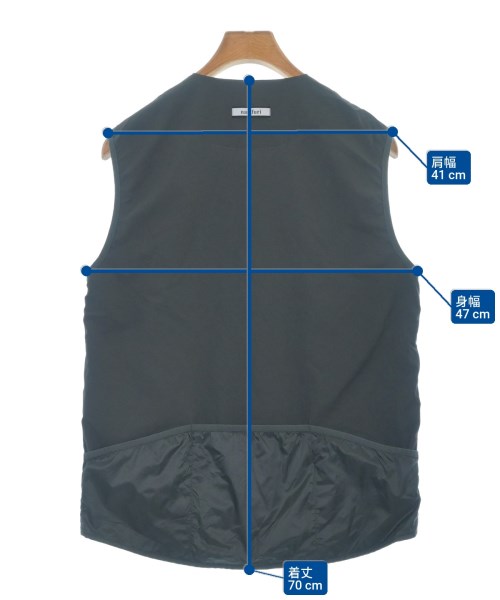 TAION（タイオン）ダウンジャケット/ダウンベスト グレー サイズ:M メンズ/2200609851012