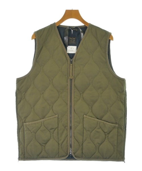 TAION(タイオン)ダウンジャケット/ダウンベスト カーキ サイズ:XL/2200672873027