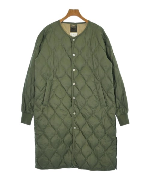 TAION(タイオン)ダウンコート カーキ サイズ:S/2200673309105