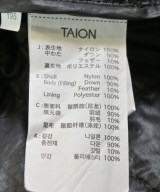 TAION（タイオン）ダウンコート 黒 サイズ:M レディース/2200670804016