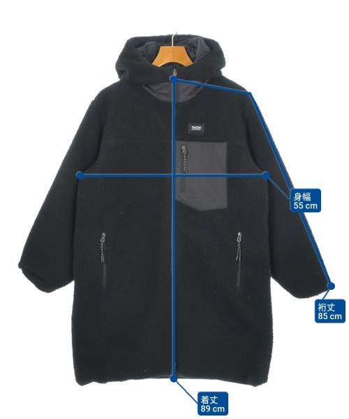 TAION（タイオン）ダウンジャケット/ダウンベスト 黒 サイズ:M レディース/2200668723015