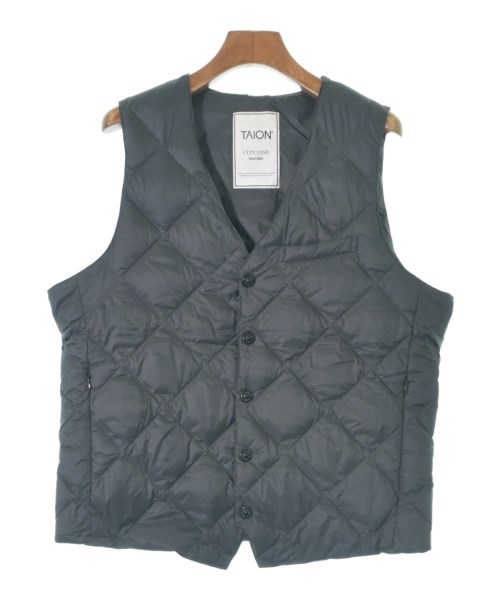 TAION(タイオン)ダウンジャケット/ダウンベスト グレー サイズ:L/2200672714030
