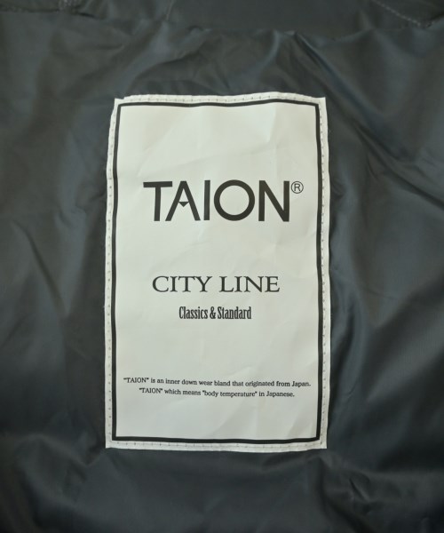 TAION（タイオン）ダウンジャケット/ダウンベスト グレー サイズ:L レディース/2200672714030