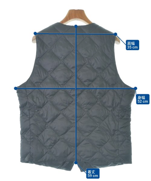 TAION（タイオン）ダウンジャケット/ダウンベスト グレー サイズ:L レディース/2200672714030