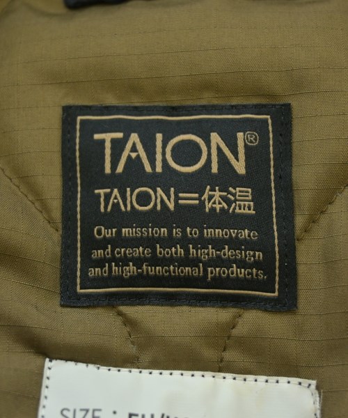 TAION（タイオン）ダウンコート 紺 サイズ:S レディース/2200676254013