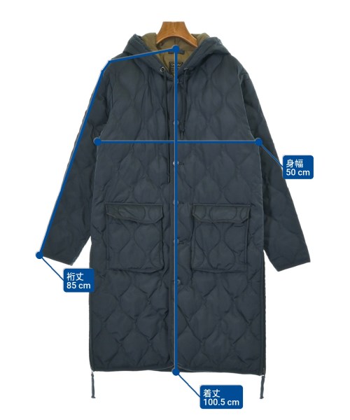 TAION（タイオン）ダウンコート 紺 サイズ:S レディース/2200676254013