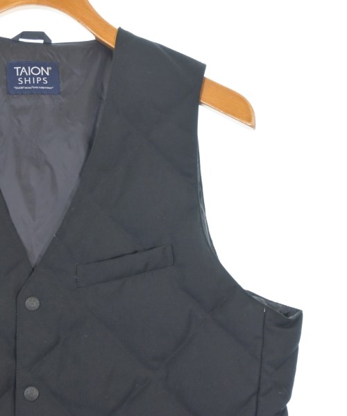 TAION（タイオン）ダウンジャケット/ダウンベスト 黒 サイズ:L メンズ/2200678834039