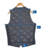 TAION（タイオン）ダウンジャケット/ダウンベスト 黒 サイズ:L メンズ/2200678834039