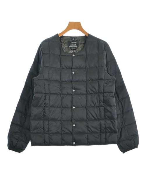 TAION(タイオン)ダウンジャケット/ダウンベスト 黒 サイズ:L/2200679878094
