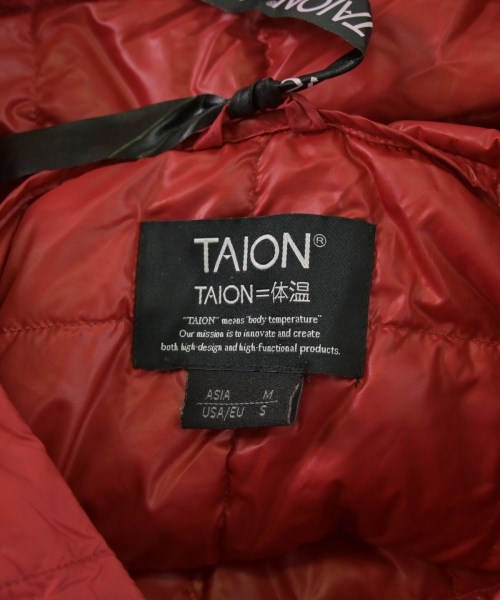 TAION（タイオン）ダウンジャケット/ダウンベスト 赤 サイズ:M メンズ/2200675663069