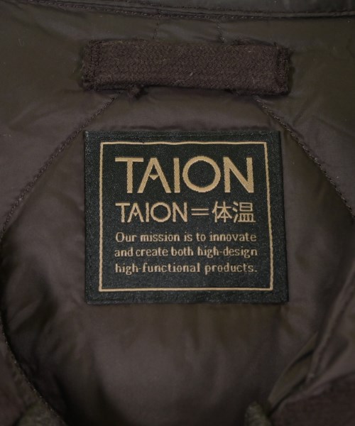 TAION（タイオン）ダウンコート 茶 サイズ:F レディース/2200681028296