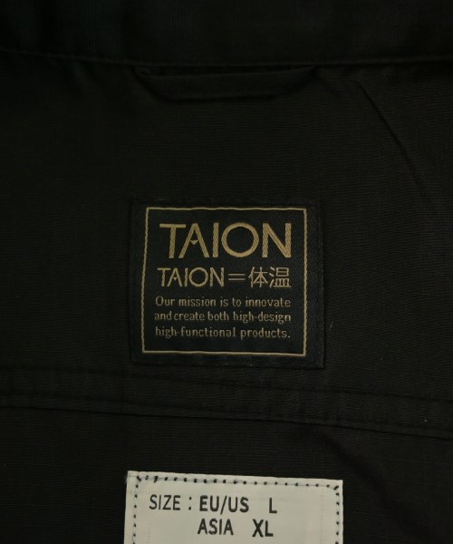 TAION（タイオン）カジュアルシャツ 黒 サイズ:L メンズ/2200654889046
