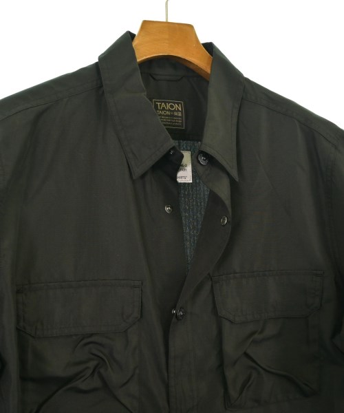 TAION（タイオン）カジュアルシャツ 黒 サイズ:L メンズ/2200654889046