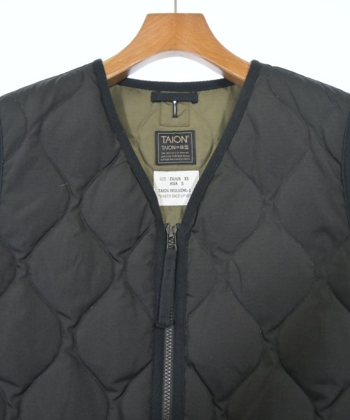 TAION（タイオン）ダウンジャケット/ダウンベスト 黒 サイズ:S レディース/2200649607013