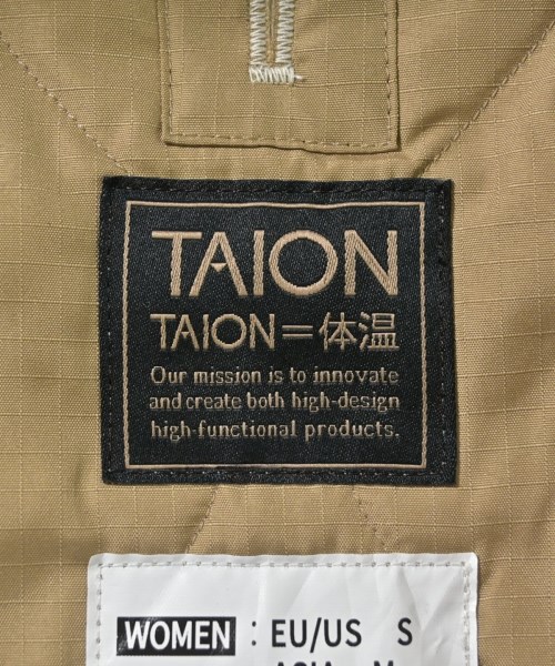 TAION（タイオン）ダウンジャケット/ダウンベスト 白 サイズ:M レディース/2200654494028