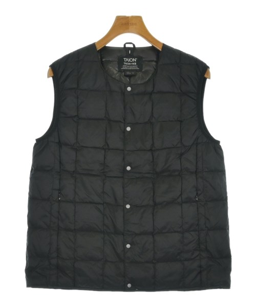 TAION(タイオン)ダウンジャケット/ダウンベスト 黒 サイズ:L/2200658428036