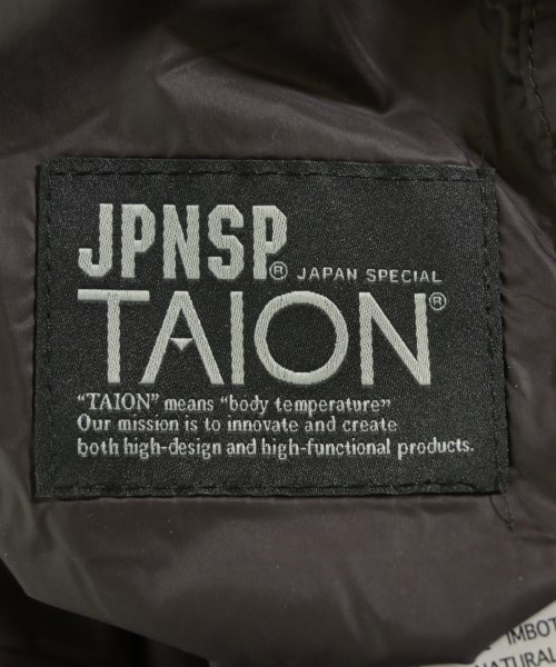 TAION（タイオン）ダウンジャケット/ダウンベスト 茶 サイズ:S メンズ/2200659550026