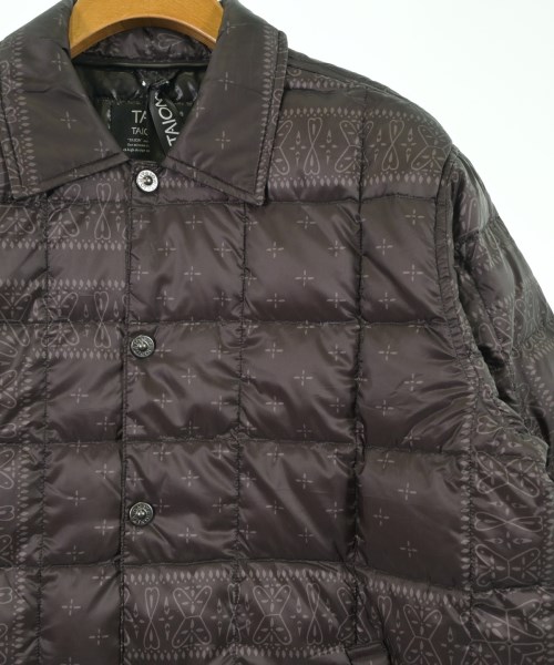 TAION（タイオン）ダウンジャケット/ダウンベスト 茶 サイズ:S メンズ/2200659550033